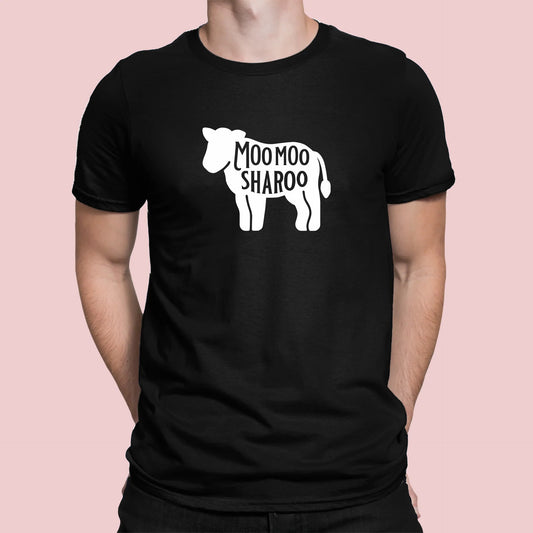 Black Moo Moo Sharoo T-Shirt